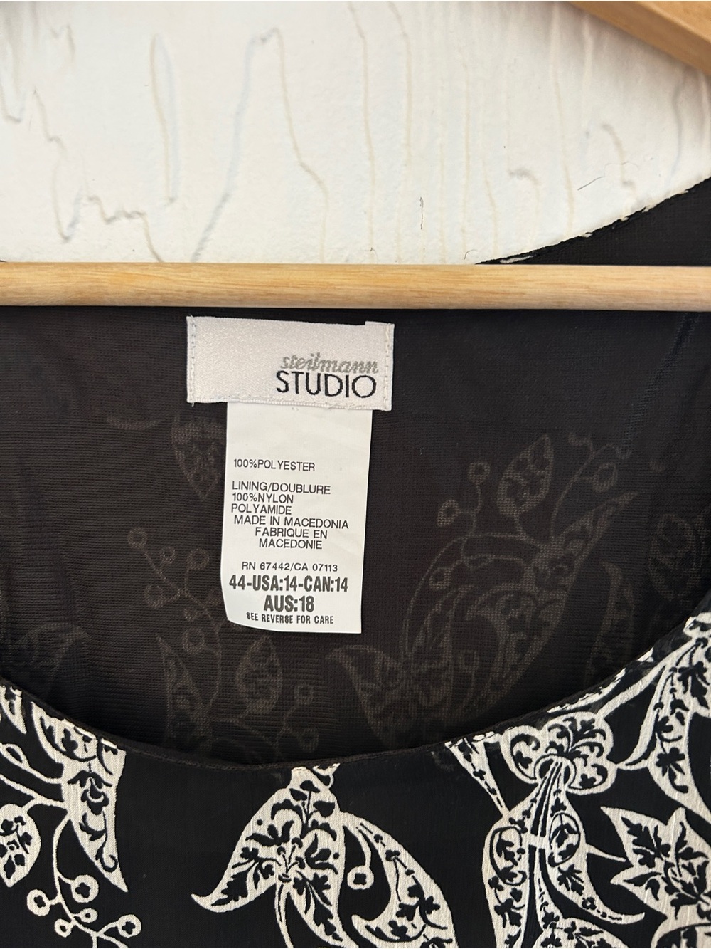 VINTAGE Y2K Floral Bandana Print Midi Dress Medium Black Sheer Floaty Party - Picture 3 of 4